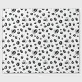 Koffiebonen met een membolische vulling cadeaupapier (Vlak)