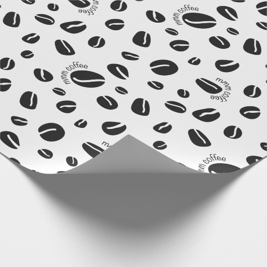 Koffiebonen met een membolische vulling cadeaupapier (Hoek)