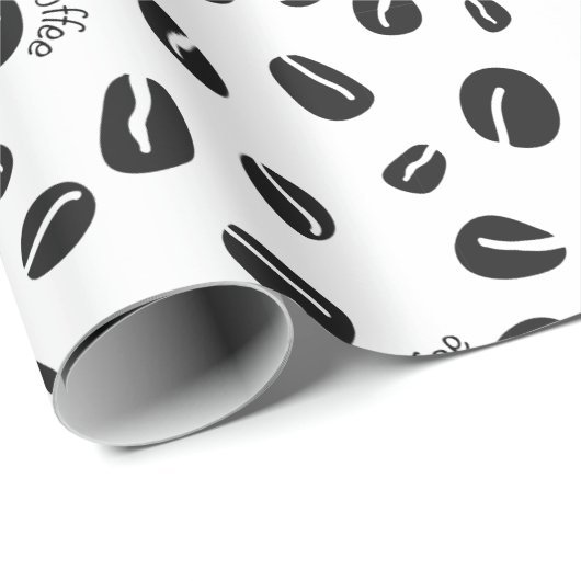Koffiebonen met een membolische vulling cadeaupapier (Rol Hoek)