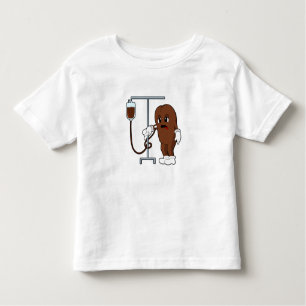 Koffiebonen met koffie kinder shirts