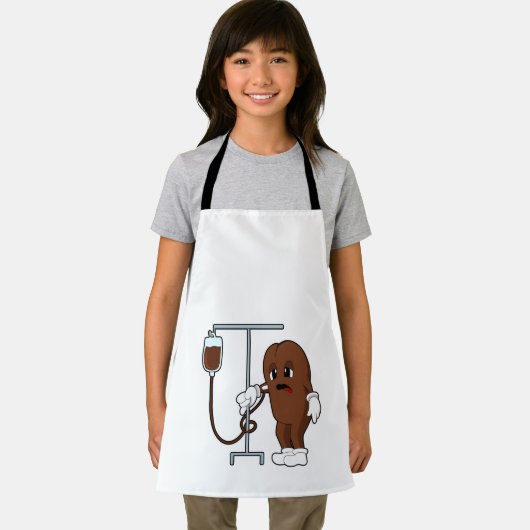 Koffiebonen met koffie schort (Insitu)