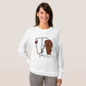 Koffiebonen met koffie t-shirt (Voorkant volledig)