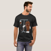Koffiebonen met koffie t-shirt (Voorkant volledig)