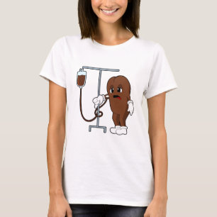 Koffiebonen met koffie t-shirt