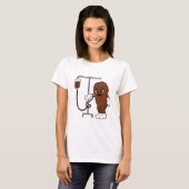 Koffiebonen met koffie t-shirt (Voorkant volledig)
