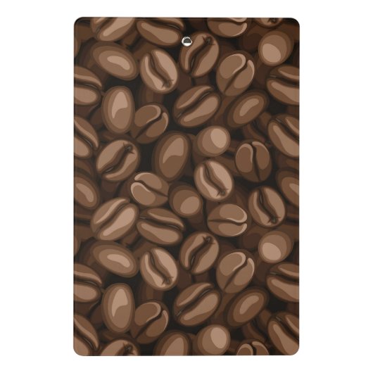 Koffiebonen Mini Klembord (Achterkant)