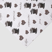 Koffiebonen, Mokken, koffiebonen Tissuepapier (Detail)