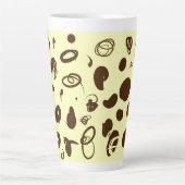 Koffiebonen ontwerpen latente mok (Voorkant)