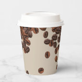 Koffiebonen Papieren Bekers (Links)