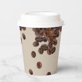 Koffiebonen Papieren Bekers (Voorkant)