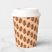 Koffiebonen Papieren Bekers (Achterkant)