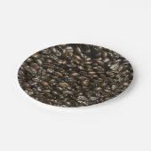 Koffiebonen Papieren Bordje (Gekanteld)