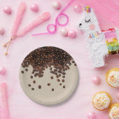 Koffiebonen Papieren Bordje (Feest)