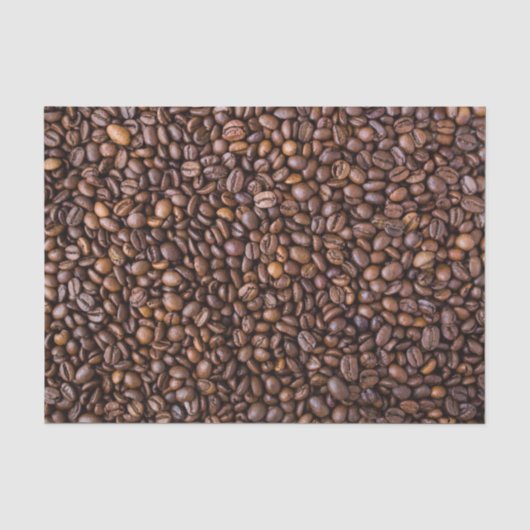 Koffiebonen patroon tissuepapier (Voorkant)
