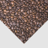 Koffiebonen patroon tissuepapier (Detail)