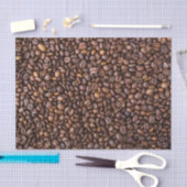 Koffiebonen patroon tissuepapier (Craft)