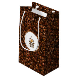 Koffiebonen Patroon Winkel Merk Logo Klein Cadeauzakje
