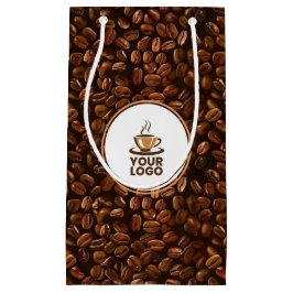 Koffiebonen Patroon Winkel Merk Logo Klein Cadeauzakje