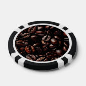 Koffiebonen Poker Chips (Enkel)