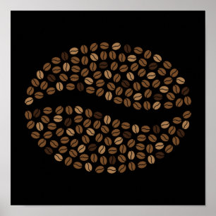 koffiebonen poster