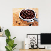 Koffiebonen Poster (Thuiskantoor)