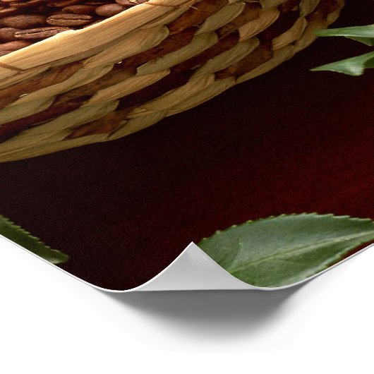 Koffiebonen Poster (Hoek)