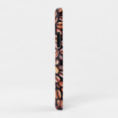 Koffiebonen potloodtrekpatroon bijtend bruin Case-Mate iPhone case (Achterkant/rechts)