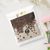 Koffiebonen professionele Logo Bedankzakje (Gezegeld)