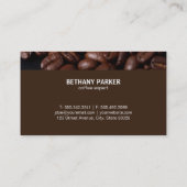 Koffiebonen Punch Kaart Klantenkaartje (Achterkant)