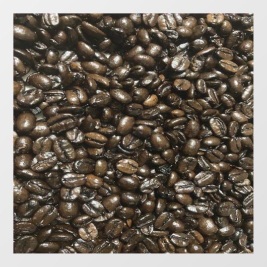 Koffiebonen Raamsticker (Vel)