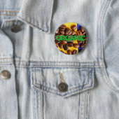 Koffiebonen Ronde Button 5,7 Cm (In situ)