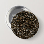 Koffiebonen Ronde Button 7,6 Cm (Voorkant /achterkant)