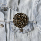 Koffiebonen Ronde Button 7,6 Cm (In situ)