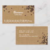 Koffiebonen Rustic Burlap Coffee Loyalty (Voorkant / Achterkant)