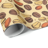 Koffiebonen rustiek Patroon No5 Cadeaupapier (Rol Hoek)