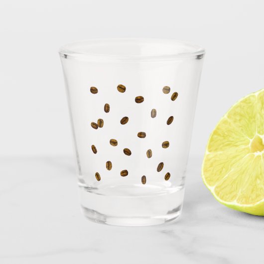 Koffiebonen Shot Glas (Voorkant)