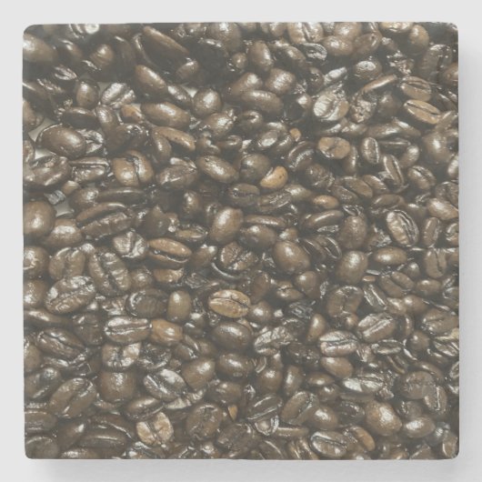 Koffiebonen Stenen Onderzetter (Voorkant)