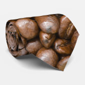 Koffiebonen Stropdas (Opgerold)