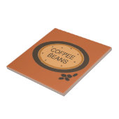 Koffiebonen Tegeltje (Zijkant)