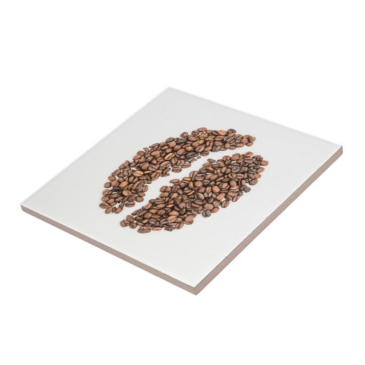 Koffiebonen Tegeltje (Zijkant)