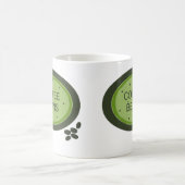 Koffiebonen tekenen koffiemok (Center)