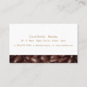 Koffiebonen | Telers Landbouw Afbeeldingen Visitekaartje (Achterkant)