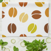 Koffiebonen Theedoek (Gevouwen)