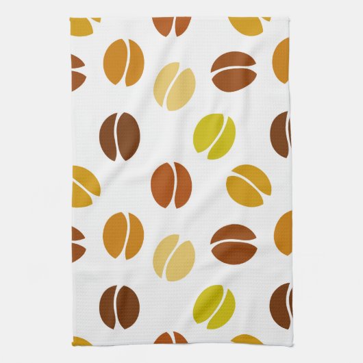 Koffiebonen Theedoek (Verticaal)
