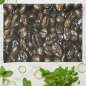 Koffiebonen Theedoek (Gevouwen)