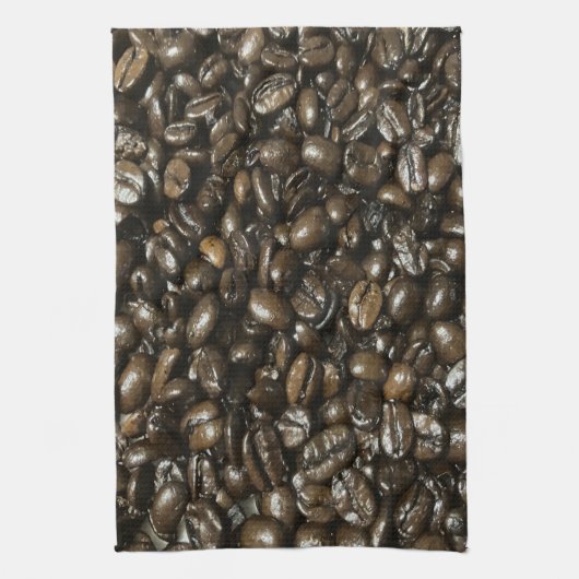 Koffiebonen Theedoek (Verticaal)