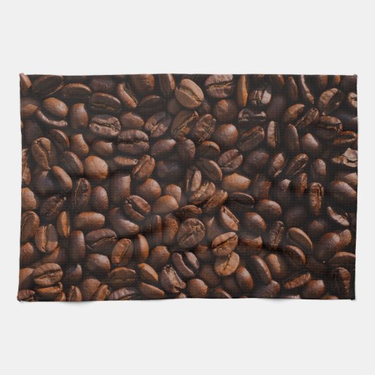 koffiebonen theedoek (Horizontaal)