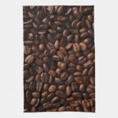 koffiebonen theedoek (Verticaal)