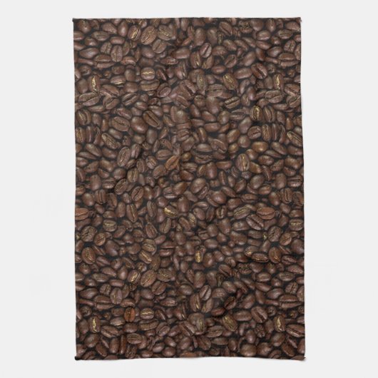 Koffiebonen Theedoek (Verticaal)