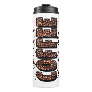 Koffiebonen Thermosbeker